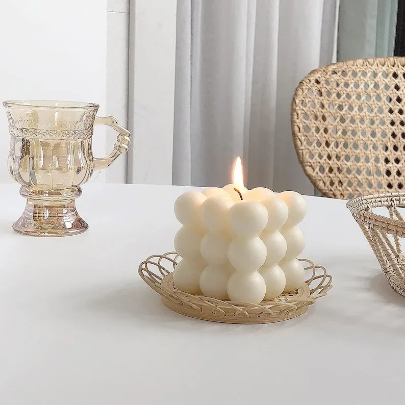 Bubble Cube Candle - Luxury Candle Shape With smell